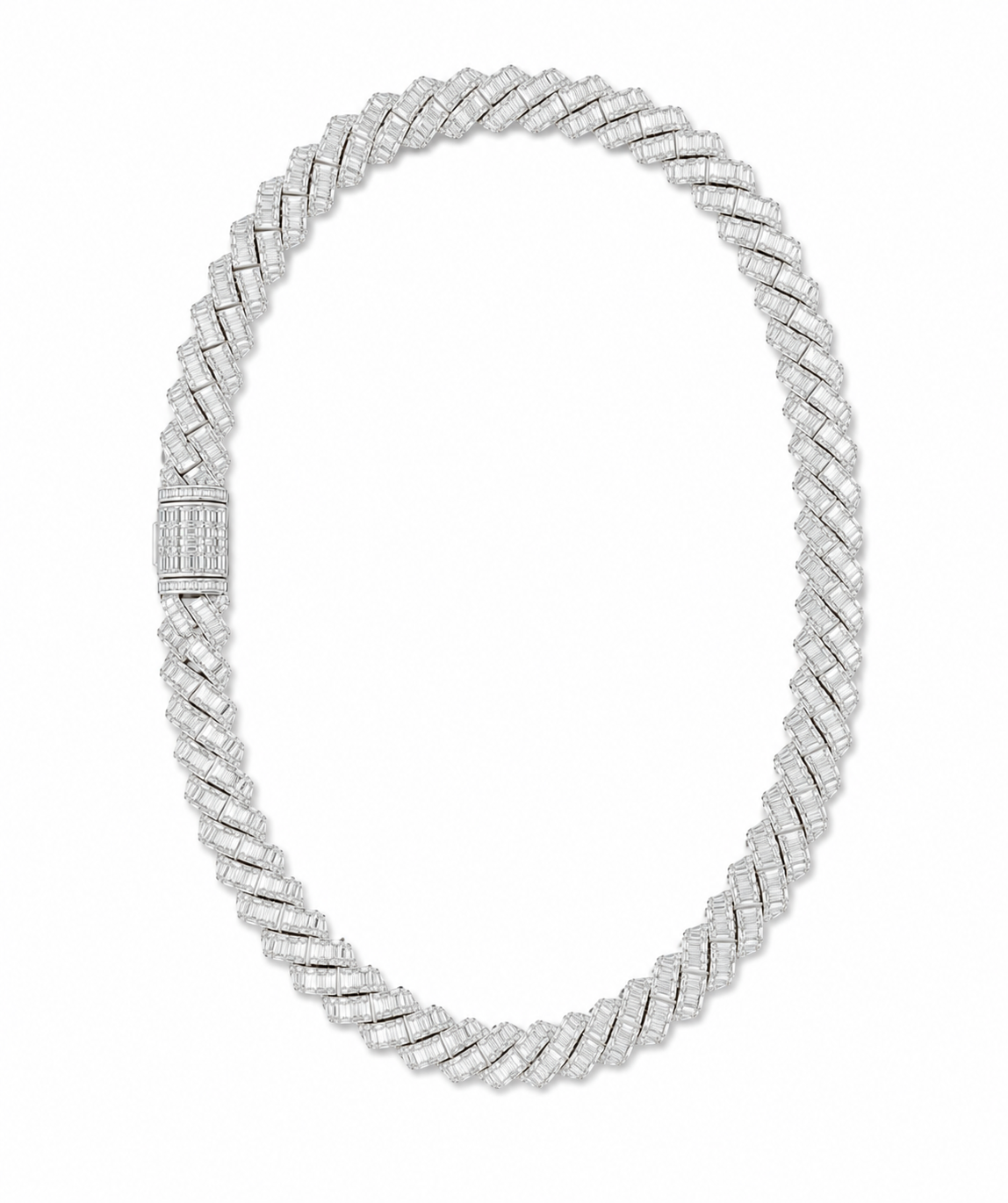 Hood Baguette Cuban Link Chain