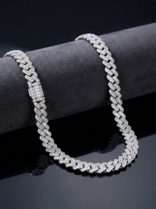 Hood Baguette Cuban Link Chain